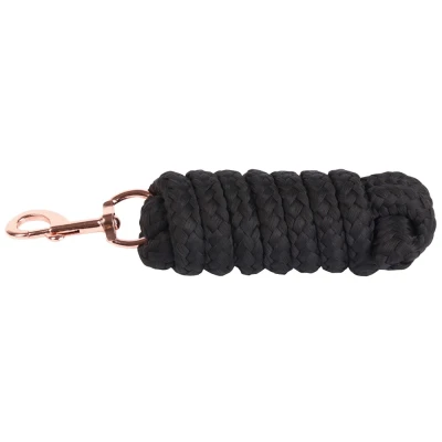 Image de Harry&#039;s Horse Corde pour Licol Soft Musketon Rosegold 1.8m Noir