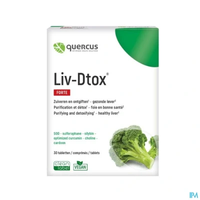 Afbeelding van Quercus Comprimés Detox Liv Dtox