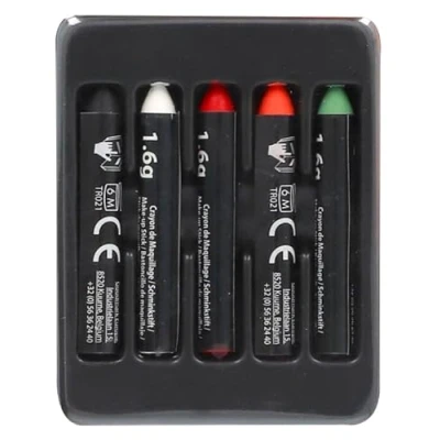 Afbeelding van Folat Schmink Krijtjes Halloween BoOo! 5 stuks