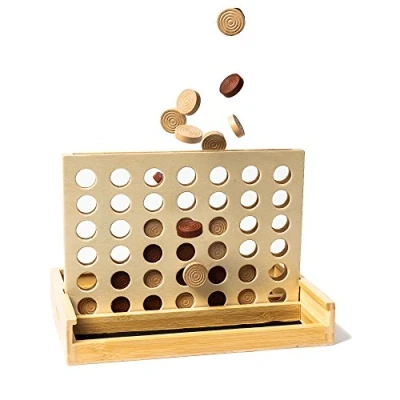 Afbeelding van pandoo Nieuw bamboespel 4 overwinningen gezelschapsspel voor 2 personen ook ideaal als cadeau