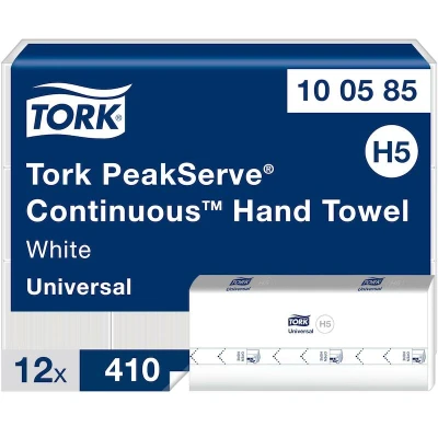 Afbeelding van Tork PeakServe Continue Handdoek 1 laags Wit H5 Universal