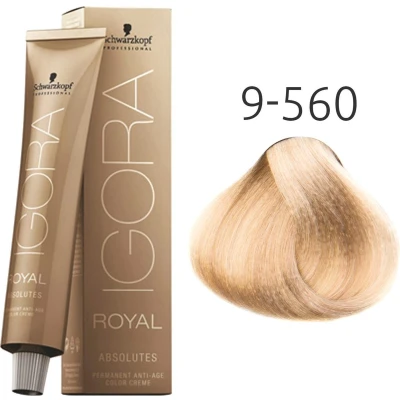 Afbeelding van Permanente Kleur Igora Royal Absolutes Schwarzkopf 9 560 Age Blend (60 ml)