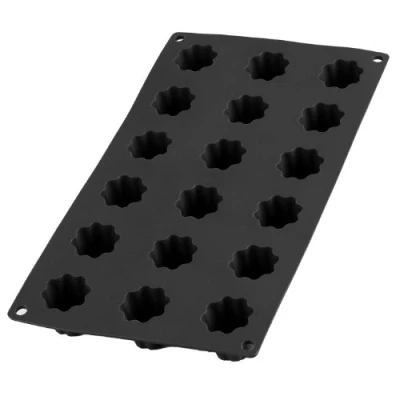 Image de Moule 18 mini cannelés Noir Lékué Silicone