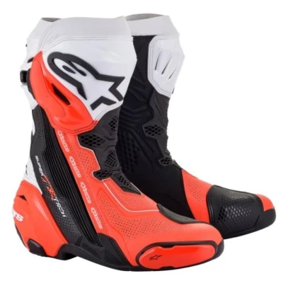 Afbeelding van Alpinestars Supertech R Vented Laars zwart/wit rood fluo