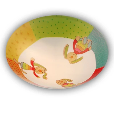 Afbeelding van Rainbow Rabbit ronde kinderkamer plafondlamp