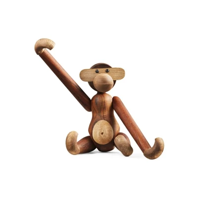 Afbeelding van Kay Bojesen Monkey M Ornament 28 Cm Bruin