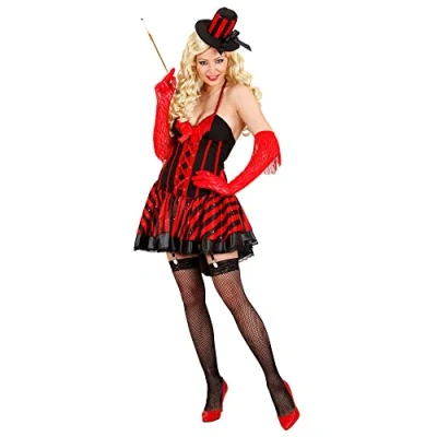 Afbeelding van Burlesque meisje kostuum Maatkeuze: Maat M