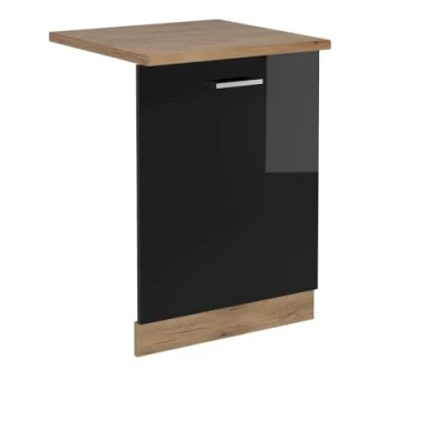 Afbeelding van Vicco Panneau de lave vaisselle R Line noir brillant, 60 cm, chêne AP
