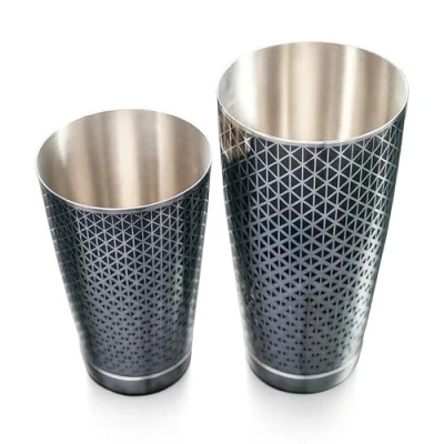 Afbeelding van Kidia Boston Professionele bartender shaker cocktail set barman roestvrij staal uitgebalanceerde tinmix
