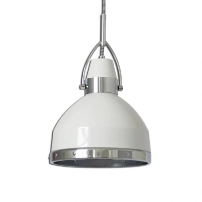Afbeelding van Witte hanglamp Britta in industrial design