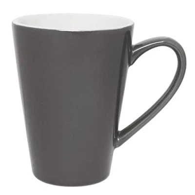 Afbeelding van Olympia Café latte bekers grijs 34cl (12 stuks)