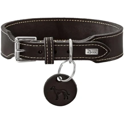 Afbeelding van Hunter Hondenhalsband Aalborg Extra Breed Zwart