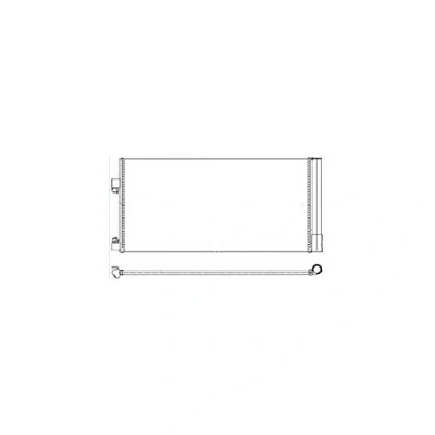 Afbeelding van DELPHI TSP0225638 Condensor Airco Met droger 16 10 690 RENAULT: LAGUNA 3, 2 Grandtour, 3 Grandtour
