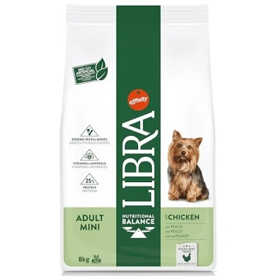 Afbeelding van 8kg Libra Dog Mini Droog hondenvoer met kip