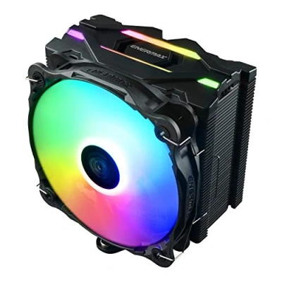 Image de Enermax Refroidisseur de processeur (pour : LGA1150, LGA1151, LGA1155, LGA1156, LGA1200, LGA1366, LGA2011, LGA2011 3, LGA2066, AM2, AM2+, AM3, AM3+, AM4, FM1, FM2, FM2+) ailerons en aluminium 140 mm
