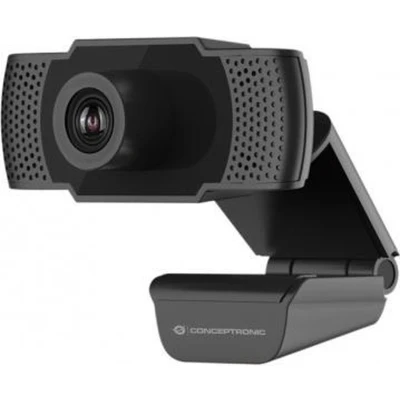 Afbeelding van Conceptronic AMDIS01B Full HD Webcam with Microphone, USB, 2 MP, 1920 x 1080p 30 fps, H.264, 90