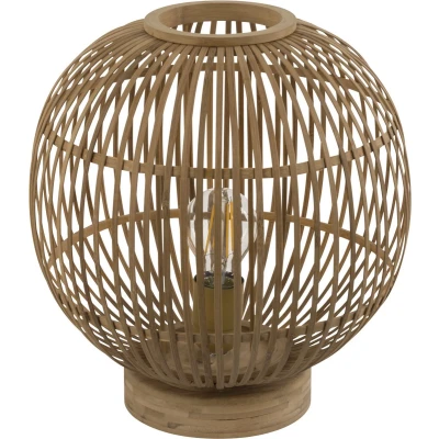 Afbeelding van Tafellamp Hildegard van bamboe, Ø 30 cm