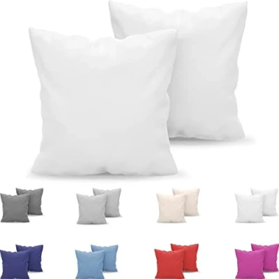 Afbeelding van Kussensloop 65x65 Wit Microvezel OEKO TEX door 100% Polyester Kussenslopen Comfortabele Hypoallergene