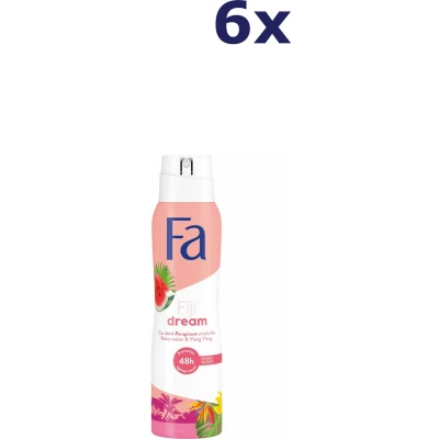 Afbeelding van 3x Fa Deodorant Spray Fiji Dream 150 ml