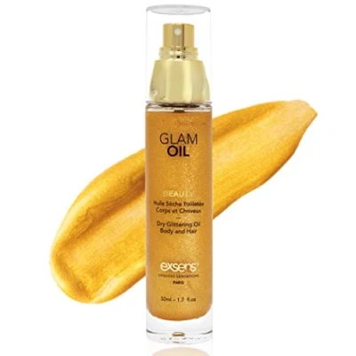 Afbeelding van Exsens Glam Oil Lichaamsolie Met Glitters 50ml Voor een Schitterende Uitstraling