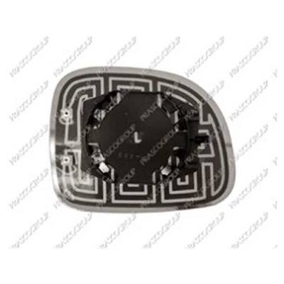 Afbeelding van Buitenspiegel Prasco FT1237514 Links Te verwarmen, Bol vormig FIAT: Panda II Hatchback
