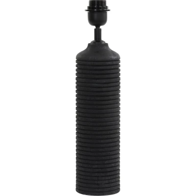 Afbeelding van Light&amp;living Lampvoet Ø10x41 cm PAOLO hout mat zwart