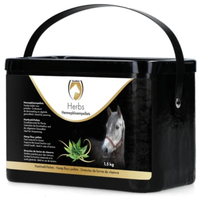 Afbeelding van Excellent Herbs Hennepbloem Pellets Voedingssupplement 1.5 kg