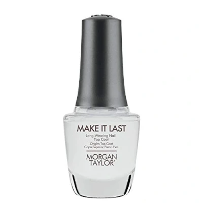 Afbeelding van Morgan Taylor 51002 nagel top coat 15 ml Wit