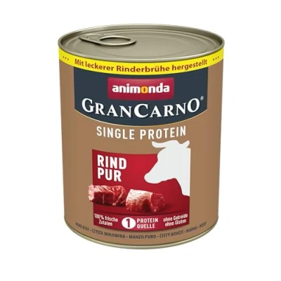 Afbeelding van ANIMONDA GranCarno Single Protein smaak: rundvlees blik 6 x 800g