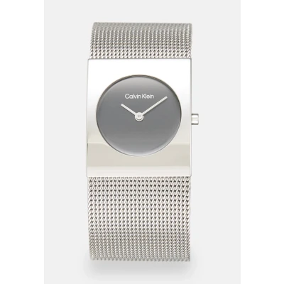 Afbeelding van Calvin Klein Pulse Horloge silvercoloured/black, Dames, Maat: One Size, Silver coloured/black