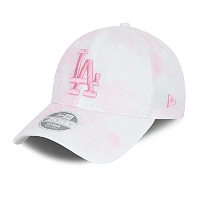 Afbeelding van New Era Los Angeles Dodgers MLB Cap Basecap Kappe Baseball Damen Frau Denim rosa One Size