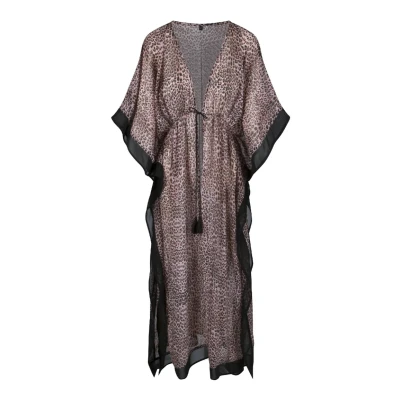 Afbeelding van Lingadore Strandaccessoire, Dames, Maat: 44/46, Leopard druck