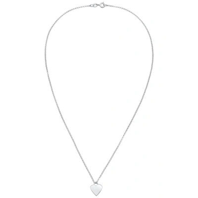 Afbeelding van Elli Dames Halsketting hart plaatje hanger filigraan in 925 sterling zilver