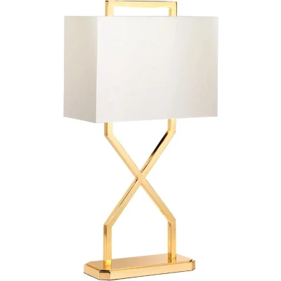 Afbeelding van Elstead Lighting LED Tafellamp Cross 1X E27 Max 60W Polished Gold