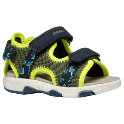 Afbeelding van Geox B Sandal Multy Boy A, babyjongens, Marineblauwe pistache