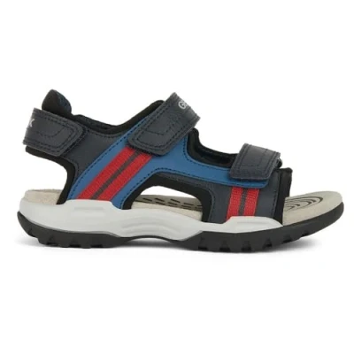 Afbeelding van Geox J Borealis Boy A Sandalen voor jongens, Navy/Rood
