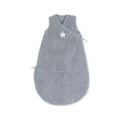 Afbeelding van BEMINI slaapzak MAGIC BAG 1 4m 60cm Mediumgrijs ster Bamboo tog