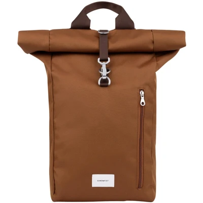 Afbeelding van Sandqvist Ground Rolltop Backpack Unisex Rugzak, Maat: One Size, Sepia brown
