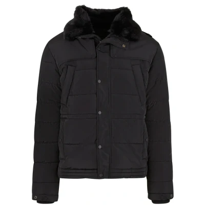 Afbeelding van Urban Classics Puffer WITH Detachable Winterjas, Heren, Maat: 5XL, Black