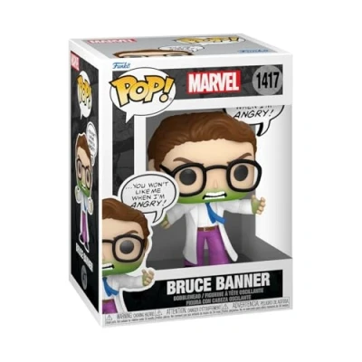 Afbeelding van Funko Marvel Comics POP! Vinyl Figure Bruce Banner(Don&#039;t Make me Angry) 9 cm Figuur