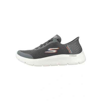 Afbeelding van Skechers Go Walk Flex Hands Up herenschoenen, grijs, 50,5 EU, grijs.