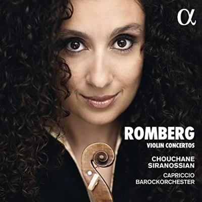 Afbeelding van Chouchane Siranossian Capriccio Barockorchester Romberg: Violin Concertos (CD)