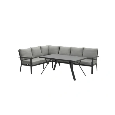 Afbeelding van Garden Impressions Sergio lounge dining set 3 delig Links