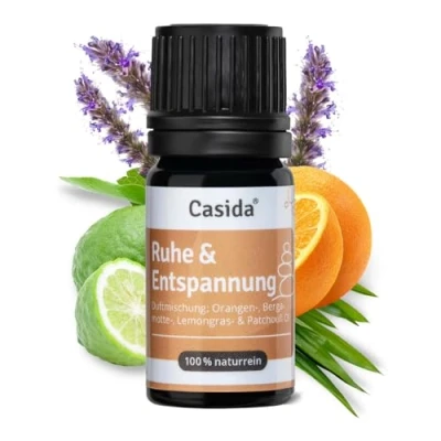 Afbeelding van Casida® Tranquillo Etherische oliën mengsel &quot;Ruhe &amp; Enstpannung&quot; voor meer rust, ontspanning en rust kwaliteit van apotheken 5 ml