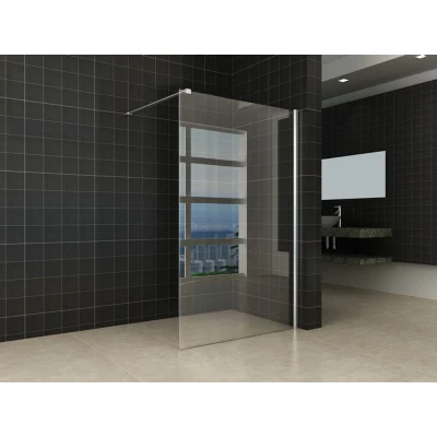 Afbeelding van Wiesbaden inloopdouche + muurprofiel 1200x2000 10mm NANO glas