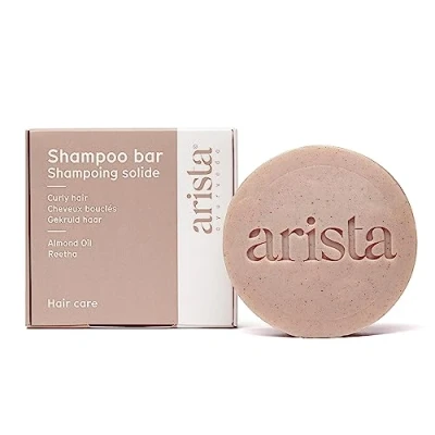 Image de Arista Shampoing Solide Cheveux Bouclés Huile d&#039;Amande Douce, Beurre de Karité &amp; Poudre Reetha Sans Sulfate Hydratant Anti Frisottis Cruelty Free