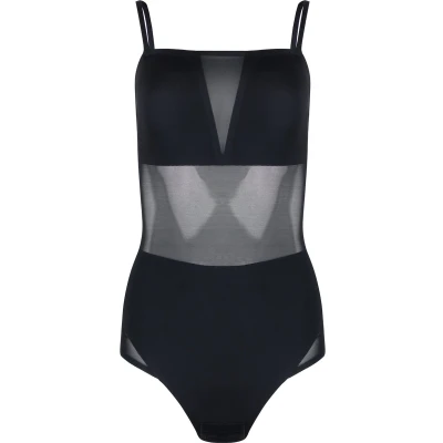 Afbeelding van MAGIC Bodyfashion dames Sheer and Sexy corrigerende body met mesh in de kleur Zwart, maat: XXL