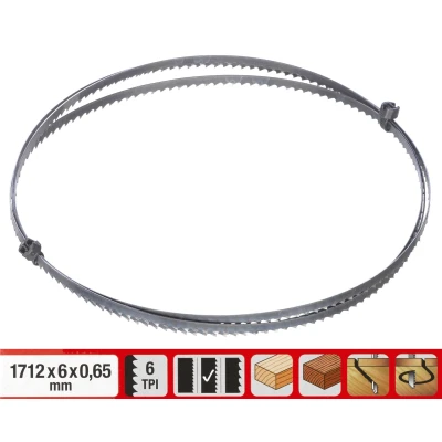 Afbeelding van Zaaglint 1 stuk 1712x6x0,65 mm / 6 T 25 Geschikt voor TC SB 245 L