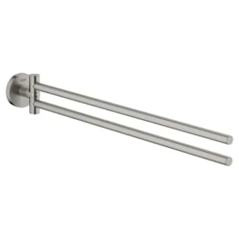 Afbeelding van Grohe Essentials 2 lids handdoekhouder Supersteel