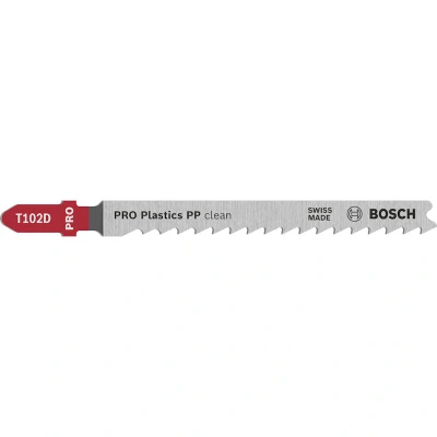 Afbeelding van Bosch Accessories 2608667443 Decoupeerzaagblad T 102 D, Clean for Wood, verpakking van 3 stuks stuk(s)